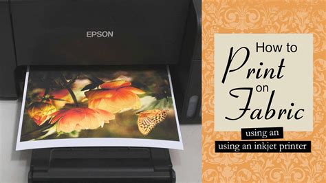 How To Print On Fabric With Printer