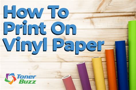 how to print on printable vinyl