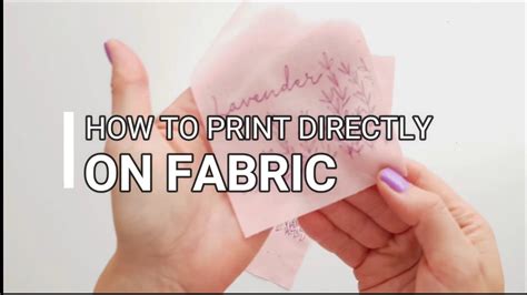 how to print photographs on fabric