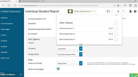 How To Print Progress Reports On Powerschool