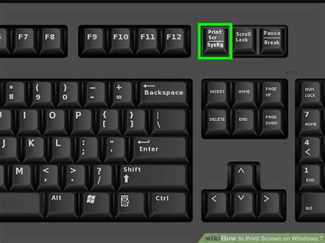 how to print screen in windows 7 using keyboard