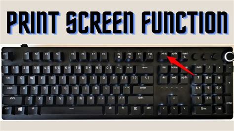 how to print screen on pc using keyboard