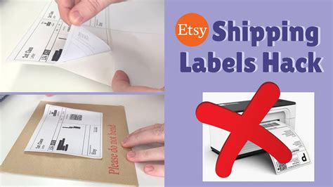 how to print smaller shipping labels at home