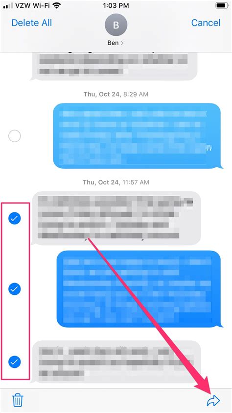 how to print text transcript from iphone