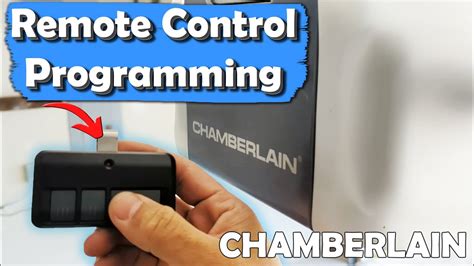 How To Program A Chamberlain Door Remote