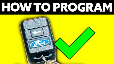 How To Program A Ford Key With Two Keys