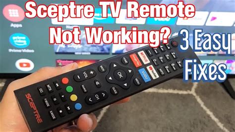 How To Program A Sceptre Remote Control