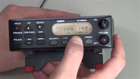 how to program a uniden bc350a scanner