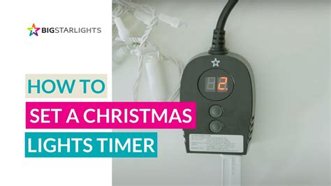 How To Program Christmas Lights Timer