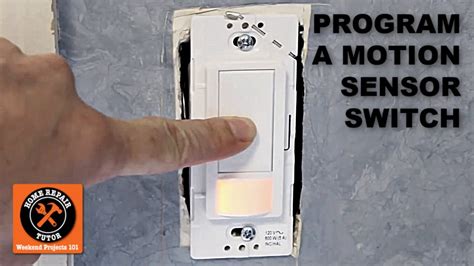 how to program lutron motion sensor light switch