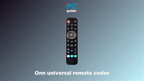 how to program onn universal remote