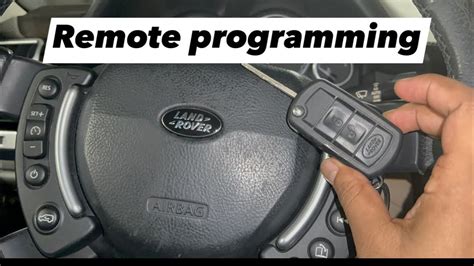 How To Program Range Rover Key