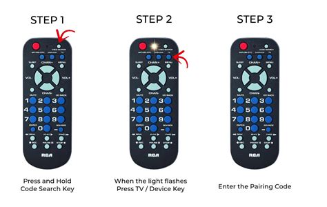 how to program rca universal remote code