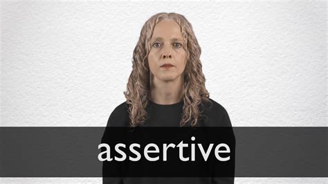 how to pronounce assertive