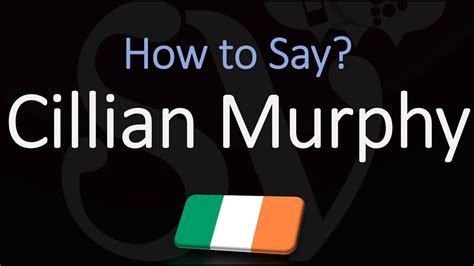 how to pronounce cillian murphy first name