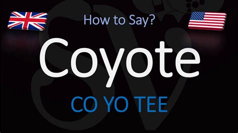 how to pronounce coyotes