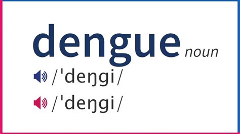 how to pronounce dengue virus