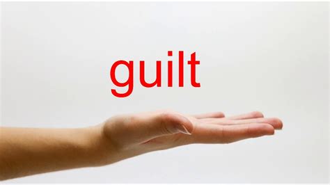 how to pronounce guilt