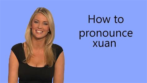how to pronounce xuan in english