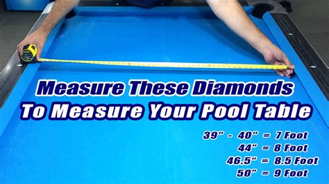 How To Properly Measure A Pool Table