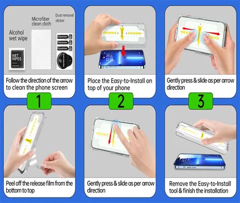 how to properly put on a screen protector without bubbles