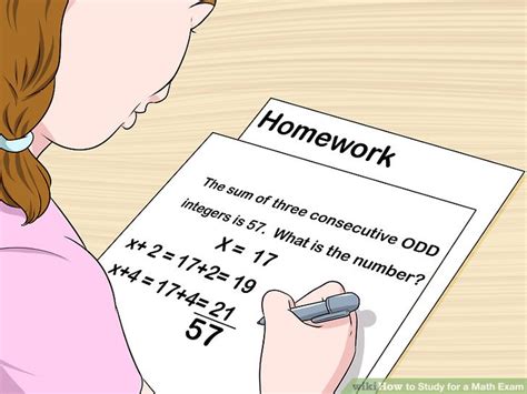 how to properly study for a math test
