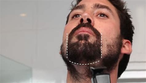 how to properly trim a goatee