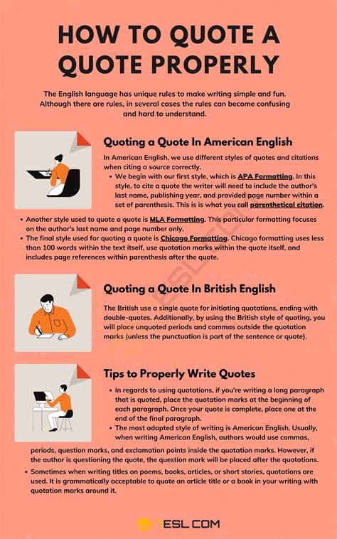 how to properly write a quote example