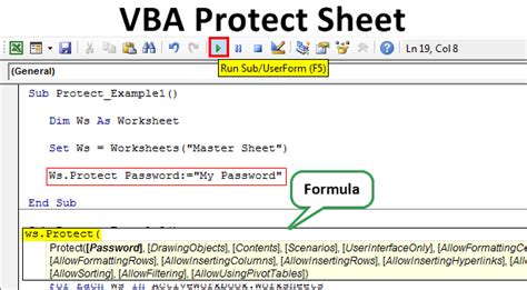 how to protect and unprotect sheets in excel with password using vba