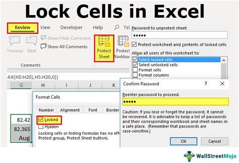 how to protect cells in excel with password
