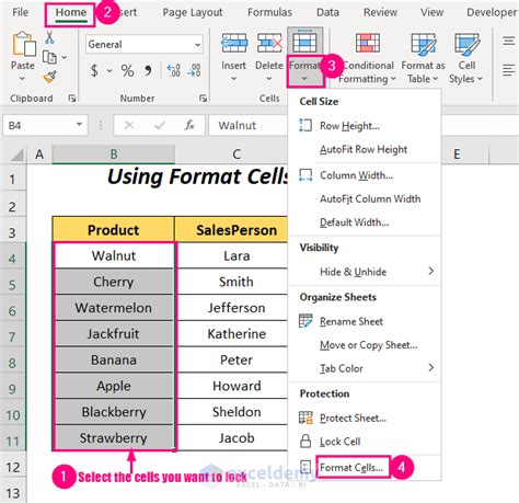 how to protect columns in excel without protecting sheet