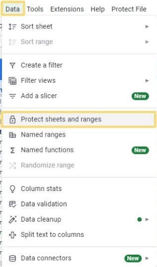 How To Protect Google Sheets From Editing