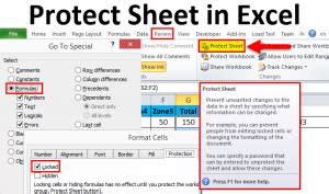 how to protect multiple cells in excel