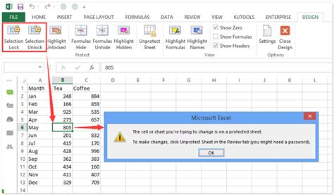 how to protect selected cells in excel with password