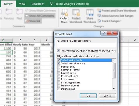 How To Protect Sheet Name In Excel