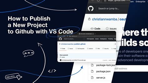 how to publish my code in github