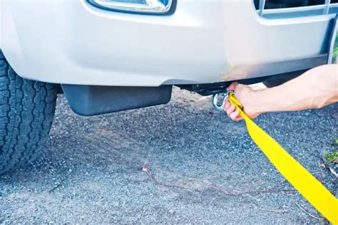 How To Pull A Car Without Tow Hooks
