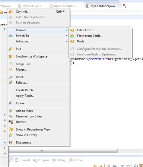 how to pull code from git in eclipse