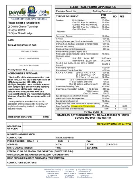 How To Pull Electrical Permit