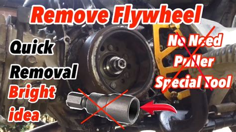 How To Pull Flywheel Without Puller