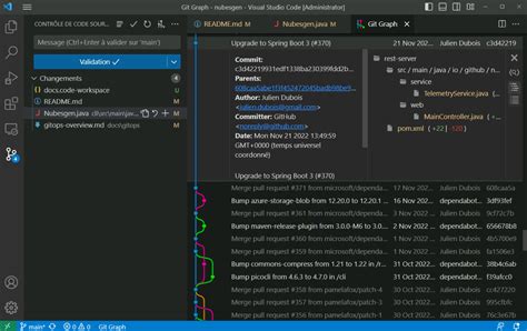 how to pull latest code from git in vs code