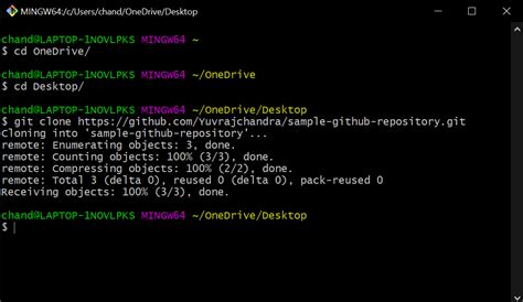 how to pull repository from github using git bash