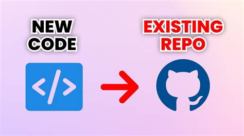 how to push code to existing github repository