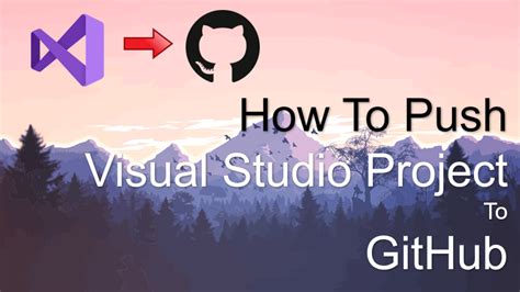 how to push code to github from visual studio 2019