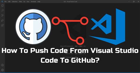 how to push code to github from visual studio code terminal