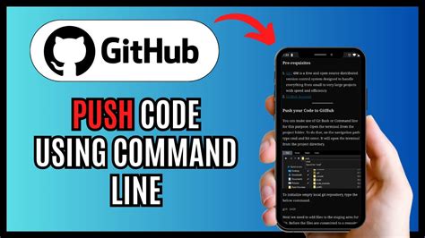 how to push code to github using command prompt