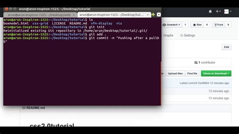 how to push your code into github