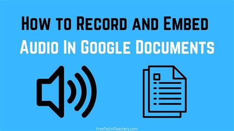 how to put a audio on google docs