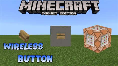 How To Put A Button On A Command Block In Minecraft Pe