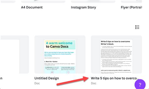 how to put a canva presentation into google docs